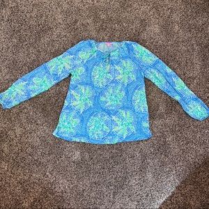 Lilly Pulitzer Long Sleeve Blouse, Medium